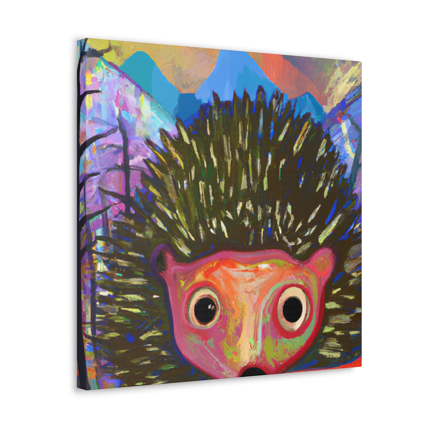 "Hedgehog in Abstraction" - Canvas