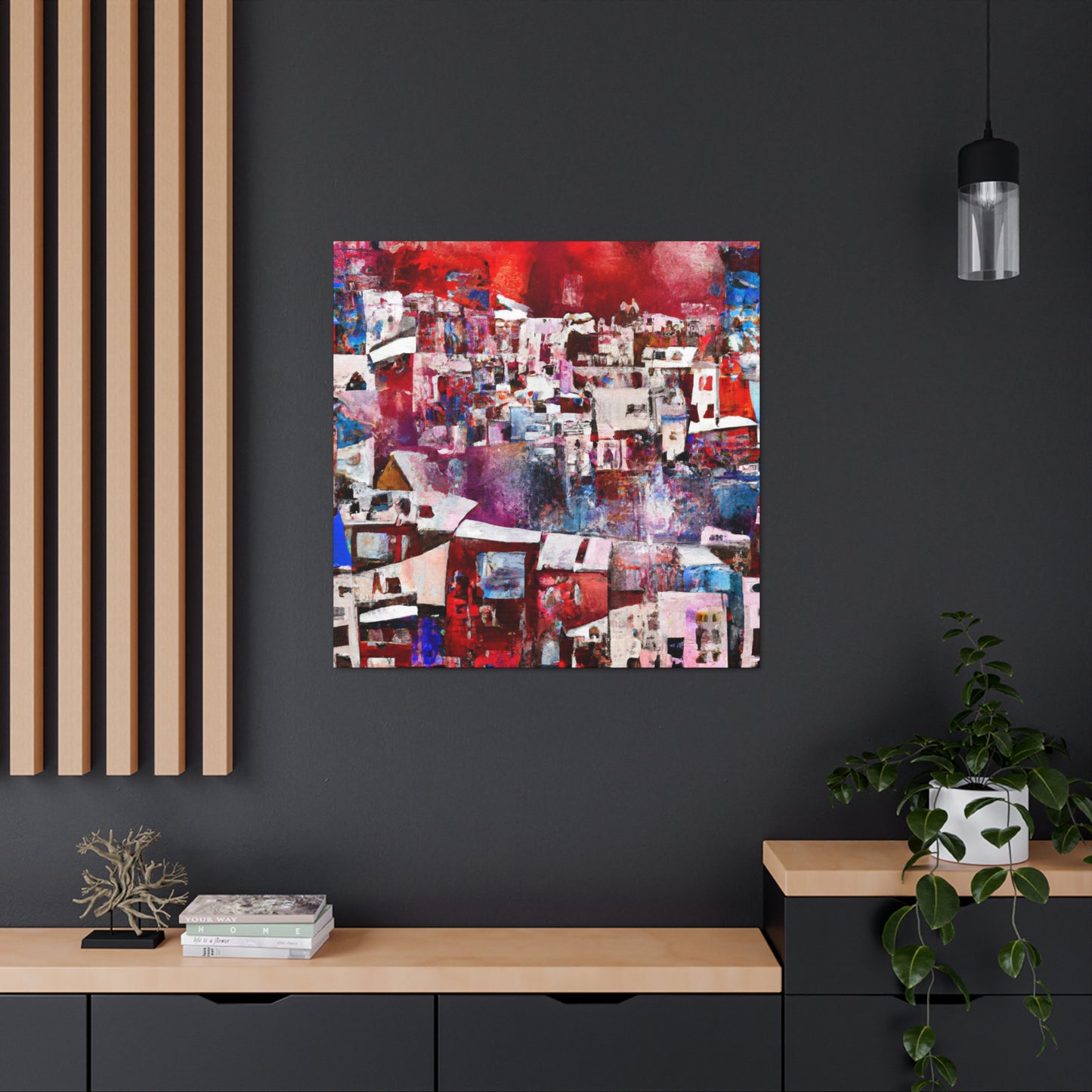 "City Square Deco Dream" - Canvas