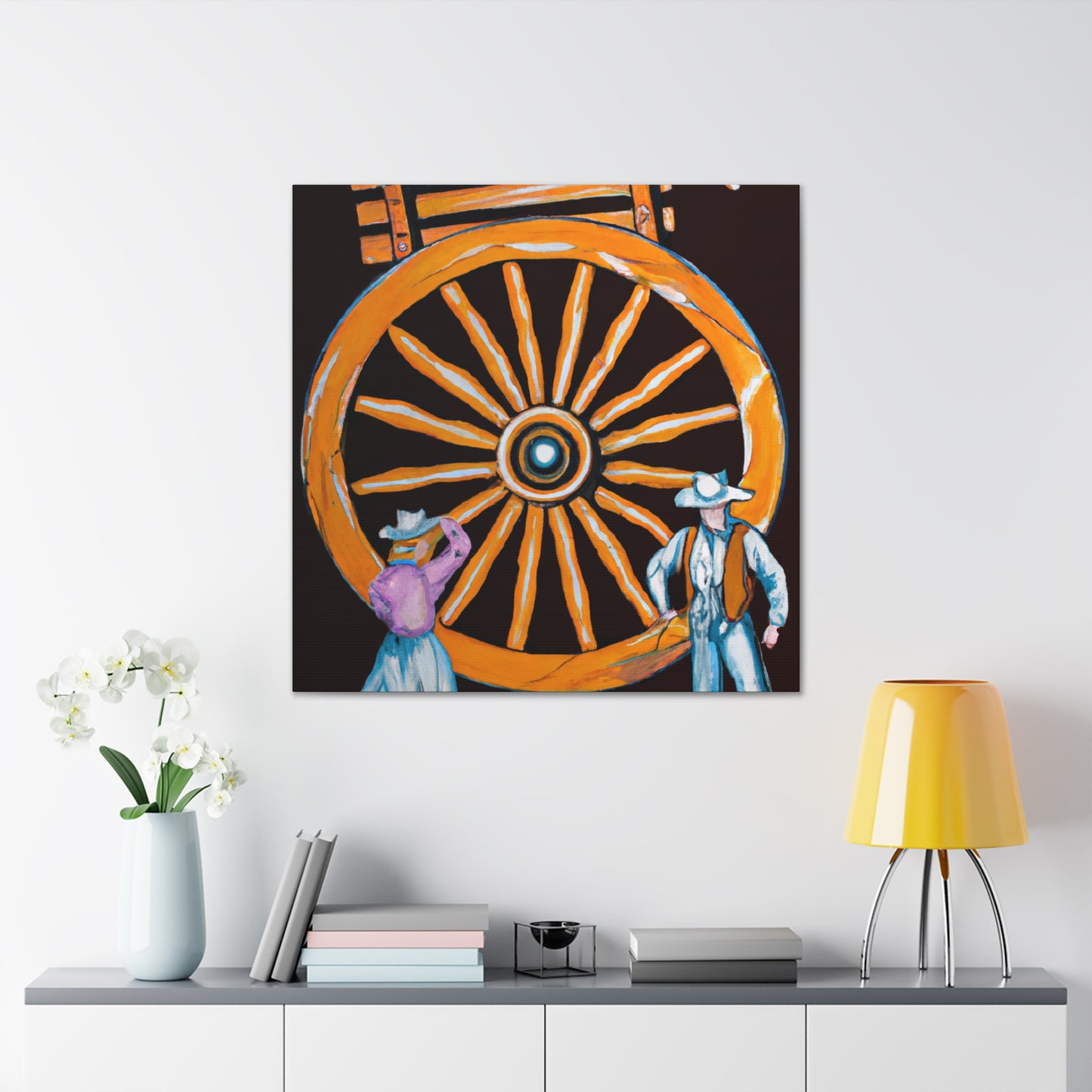 "Wheel of Royal Luxury" - Canvas