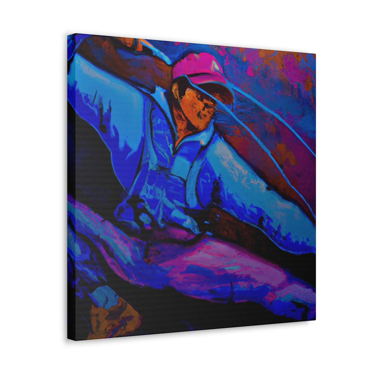 "Fly Fishing Abstraction" - Canvas