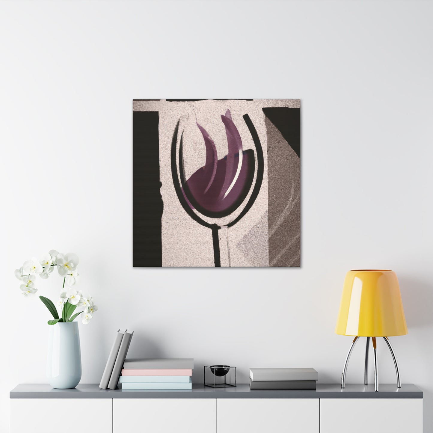 Raise a Toast Glass - Canvas