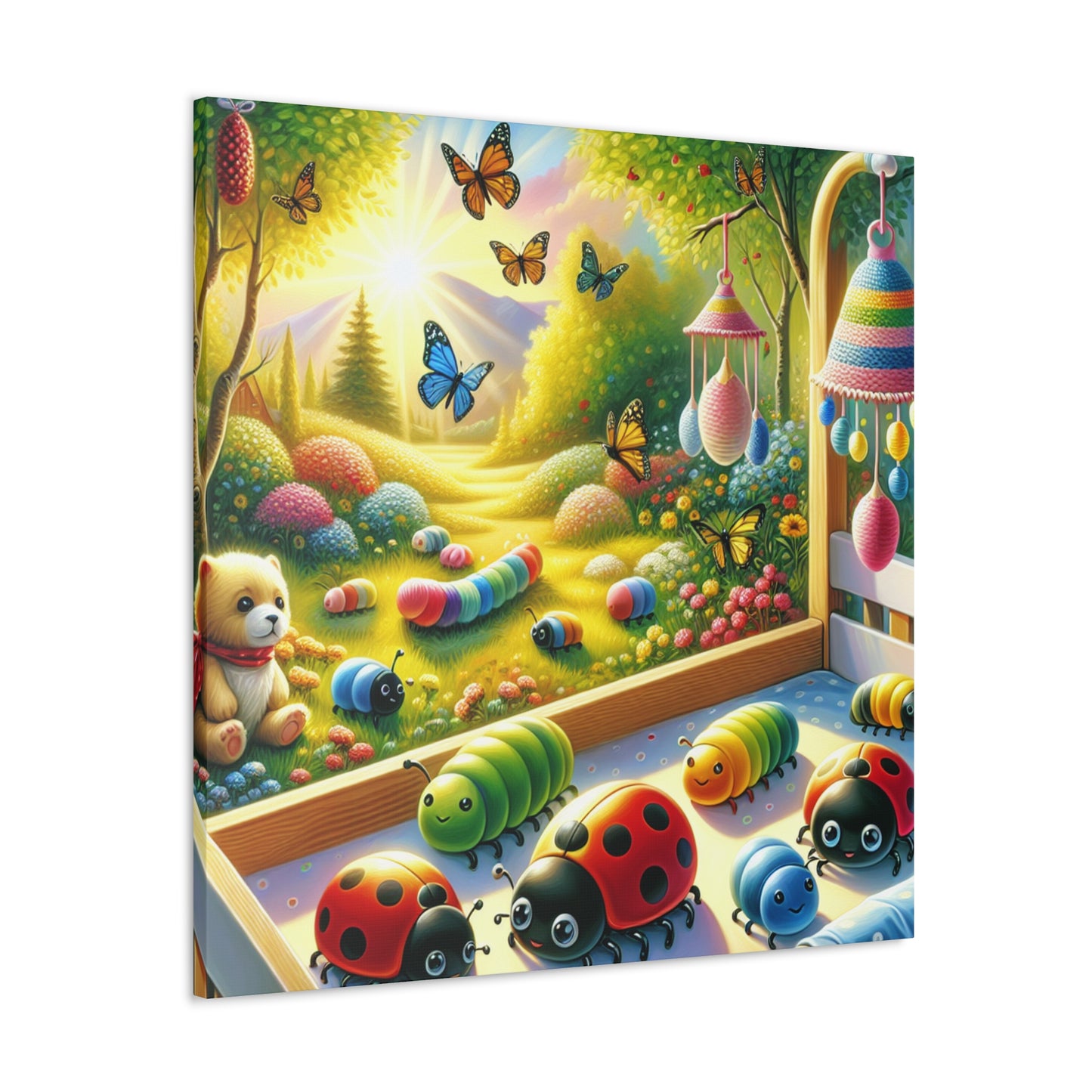 Whimsical Garden Retreat - Canvas