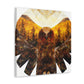 "Golden Eagle Majesty" - Canvas