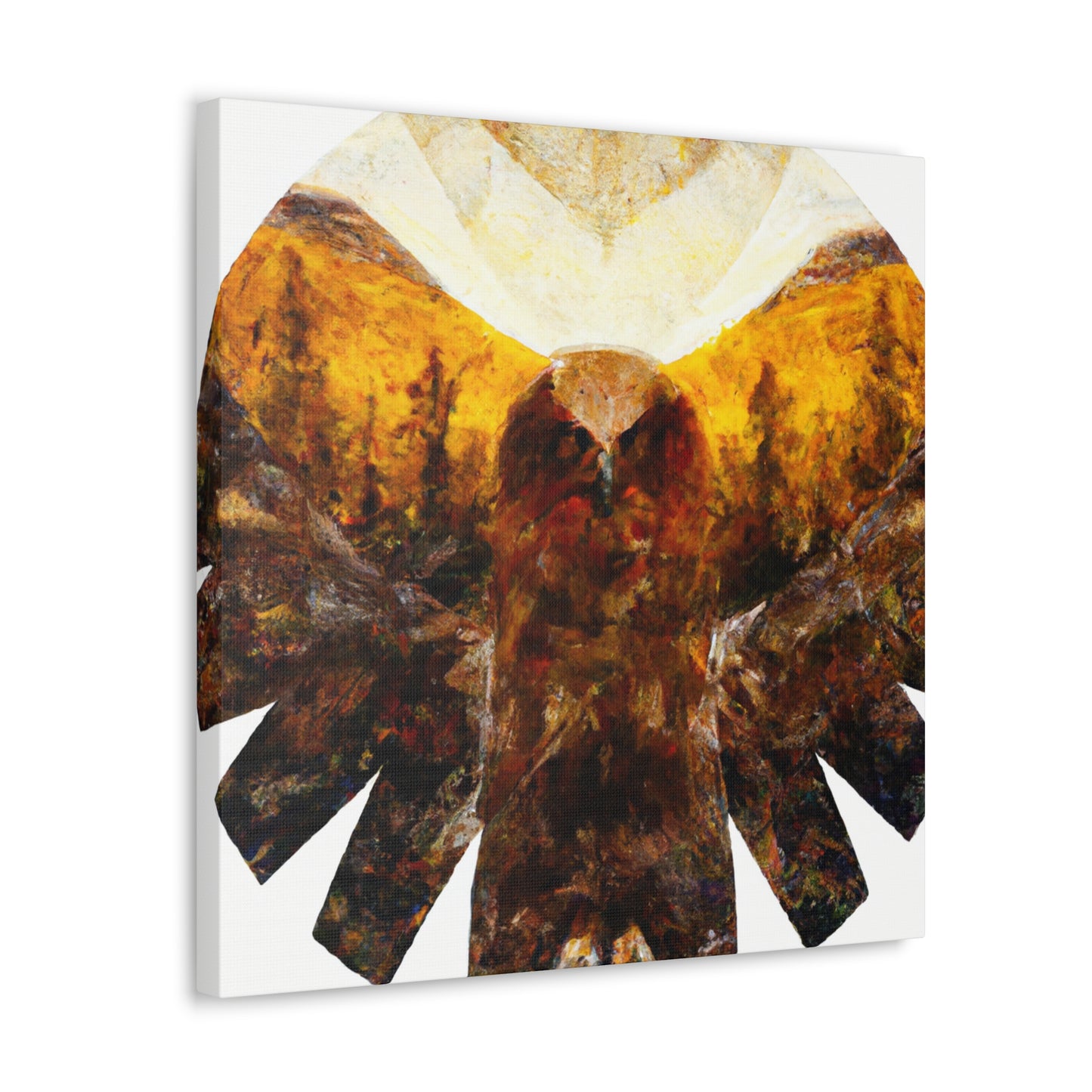 "Golden Eagle Majesty" - Canvas