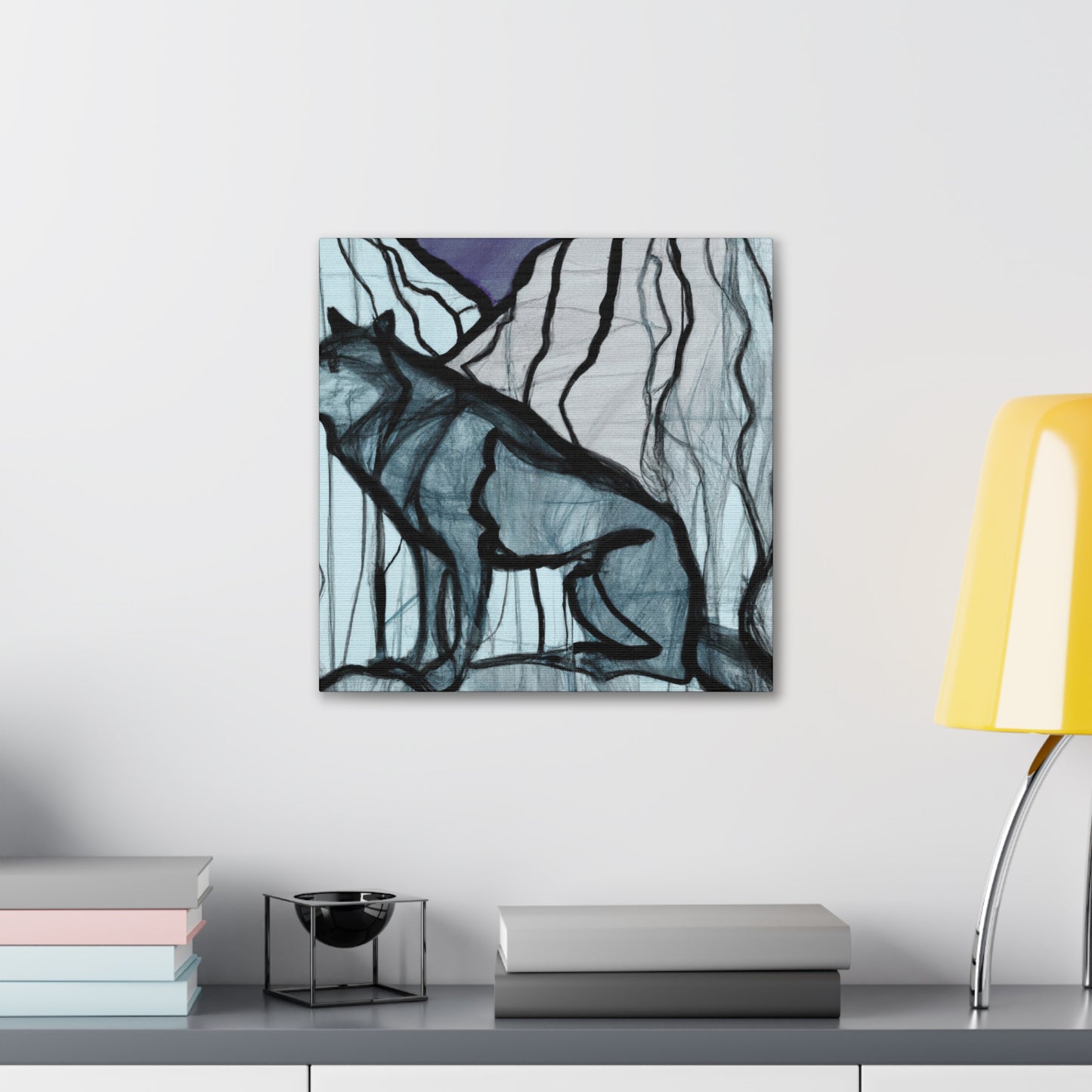 "Wolves in the Wilderness" - Canvas