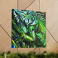 "Iguana in Expressionism" - Canvas