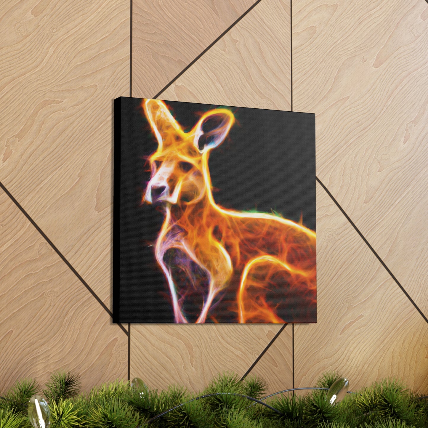 Kangaroo in Starlight - Canvas