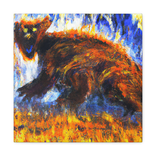 Marmot in Expressionism - Canvas