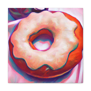 "Glistening Surreal Doughnuts" - Canvas