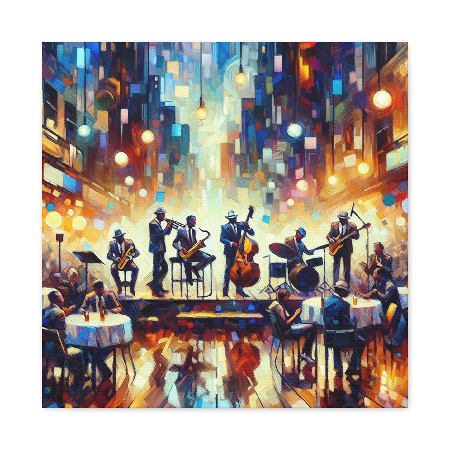 "Lively Rhythms of Jazz" - Canvas