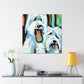 Old English Sheepdog Dance - Canvas