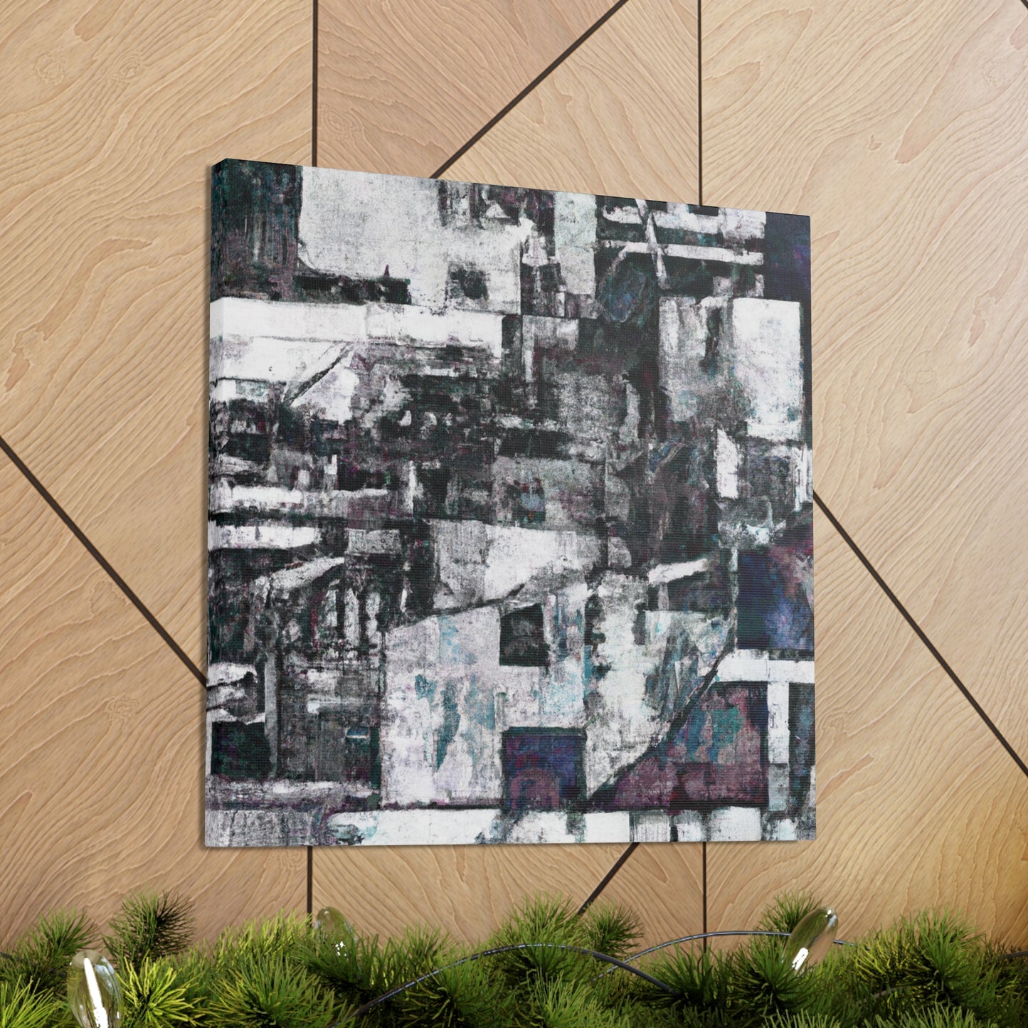 "Brutalist Expression Intrigue" - Canvas