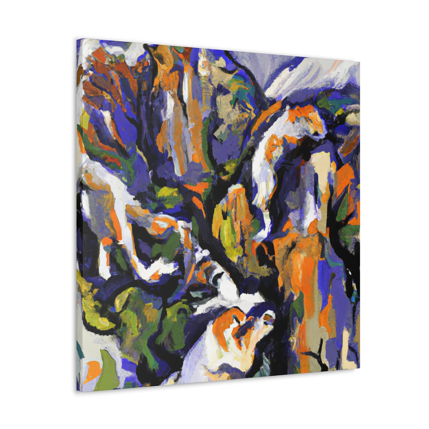 Lynx in Abstraction - Canvas