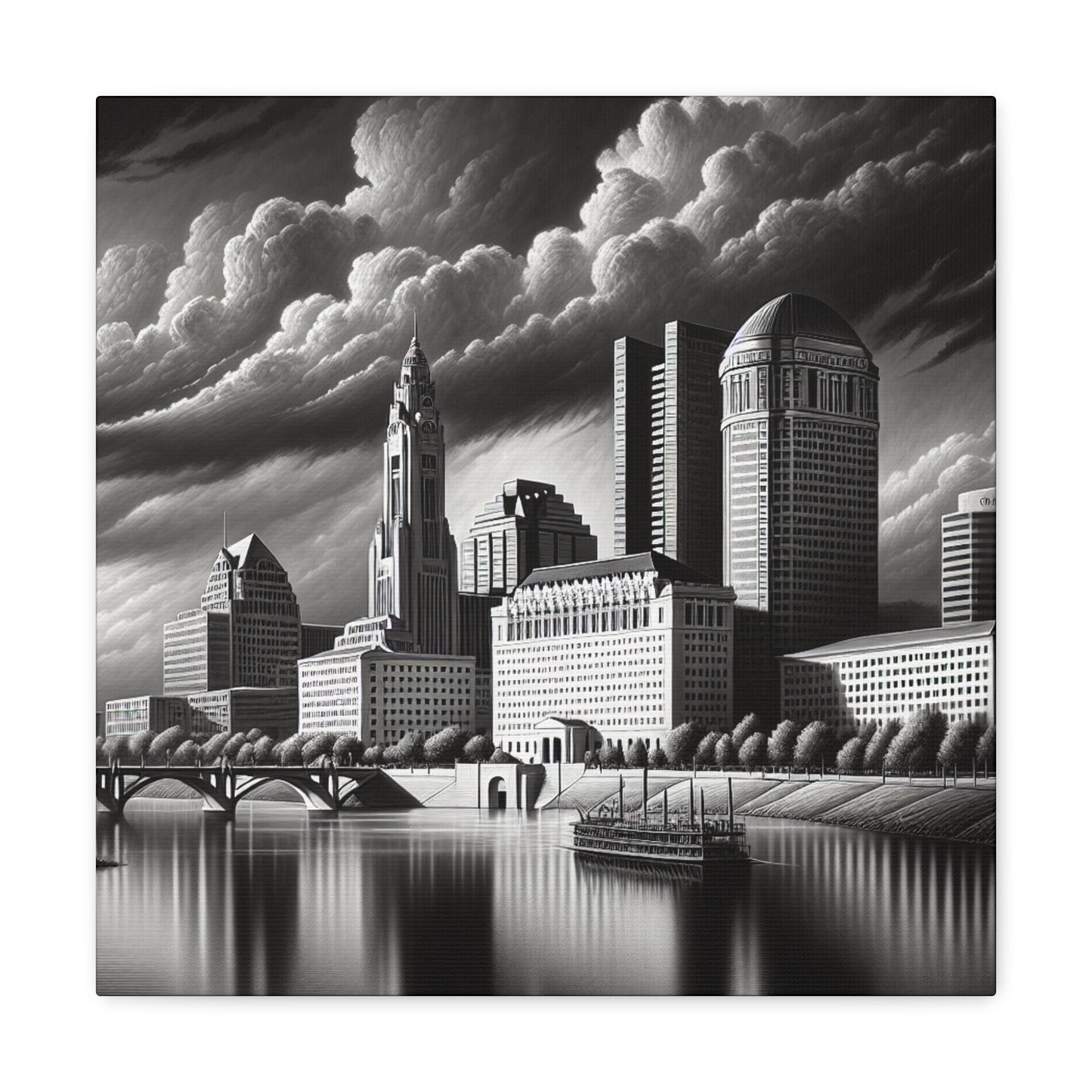 "Columbus: Vibrant Urban Portraits" - Canvas