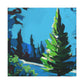 Pine Tree in Spring - Canvas