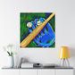 Baseball in Summertime - Canvas