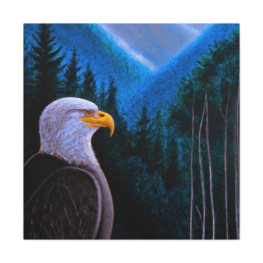 "Bald Eagle Majesty Rendered" - Canvas