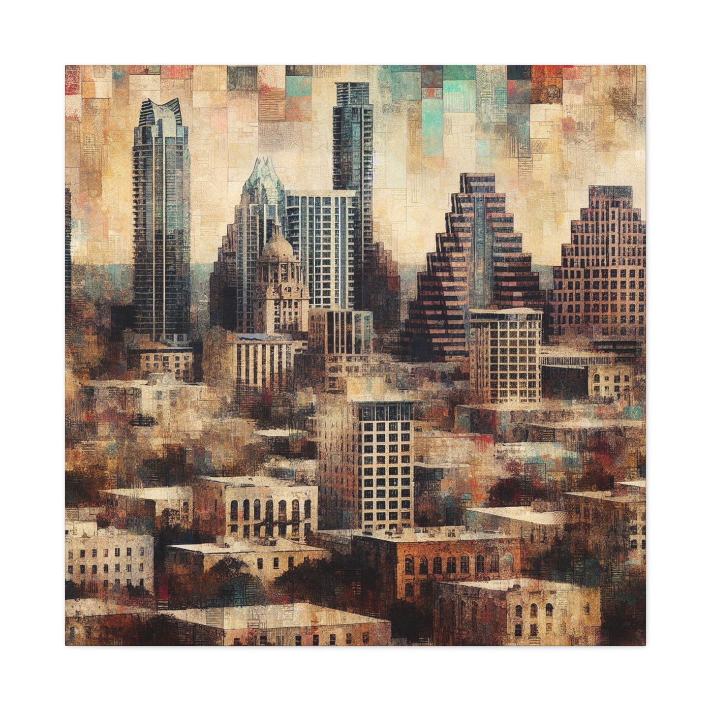 "Vibrant Austin Serenity" - Canvas