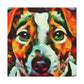 "Jack Russell Terrier Vista" - Canvas