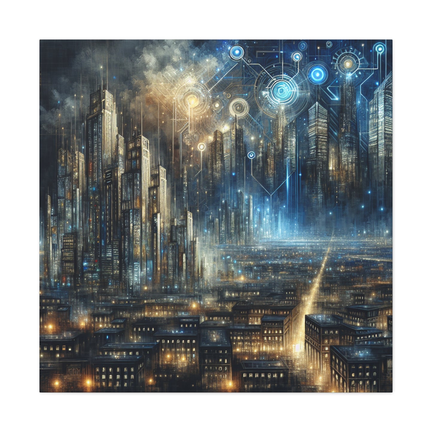 "Nightfall's Reviving Majesty" - Canvas