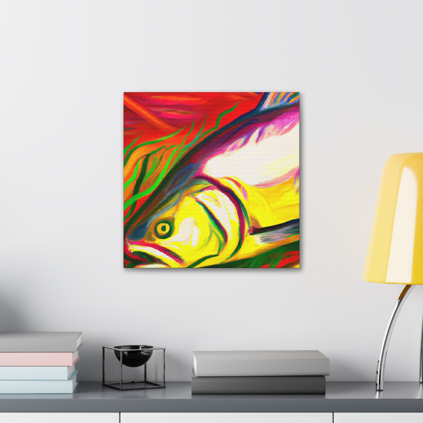 Salmon's Swimming Dance - Canvas