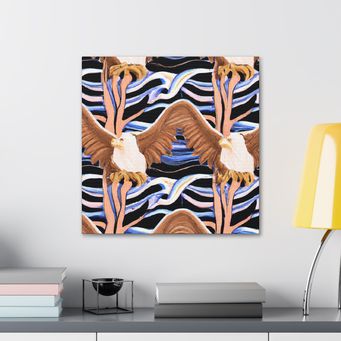 "Eagle's Majestic Flight" - Canvas