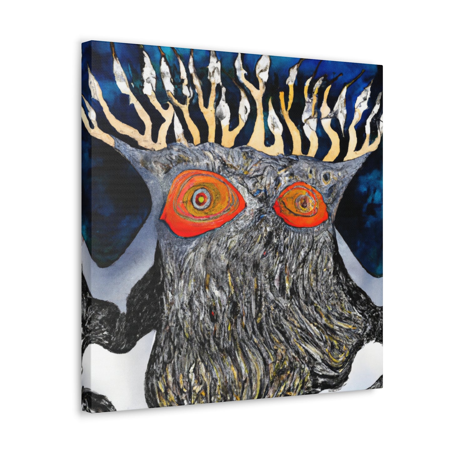 Porcupine in Dreamscape - Canvas