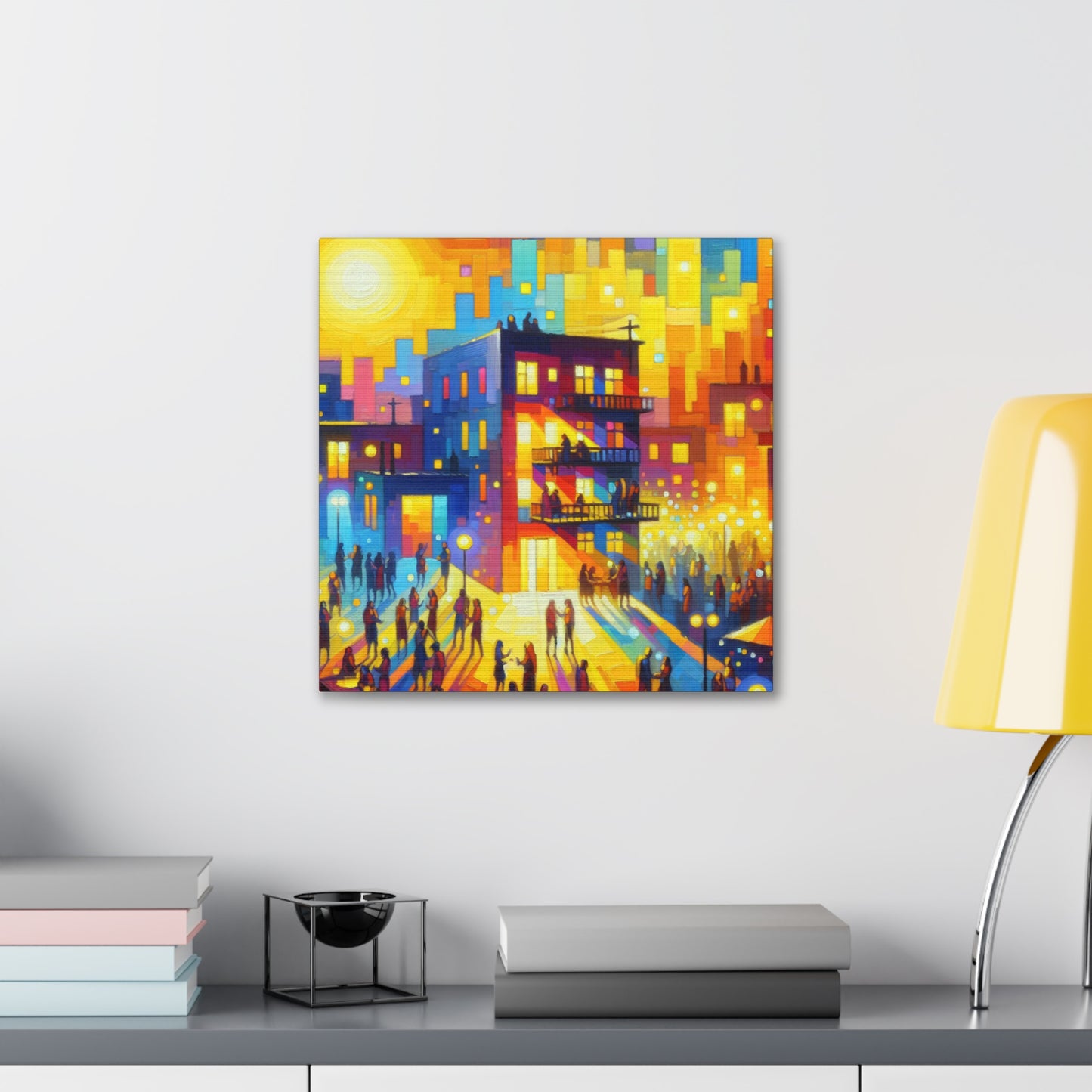 Vibrant Soirée Reverie - Canvas