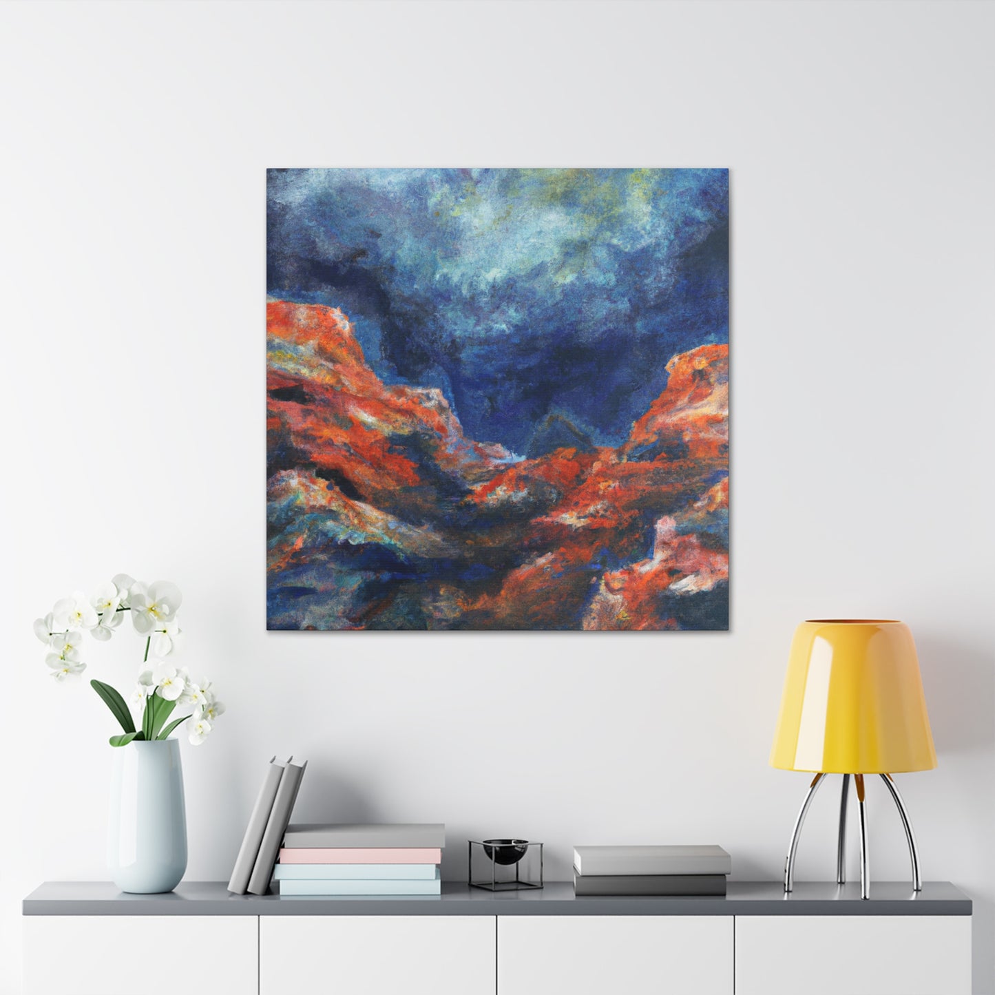 "Canyon in Impressionism" - Canvas