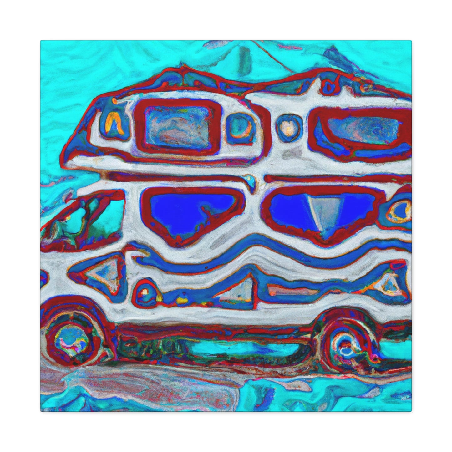 "Pop-up Camper Dream" - Canvas