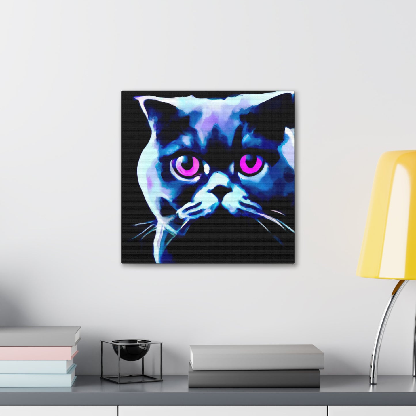 "British Shorthair Reflection" - Canvas