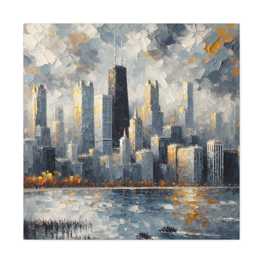 Urban chaos in motion - Canvas