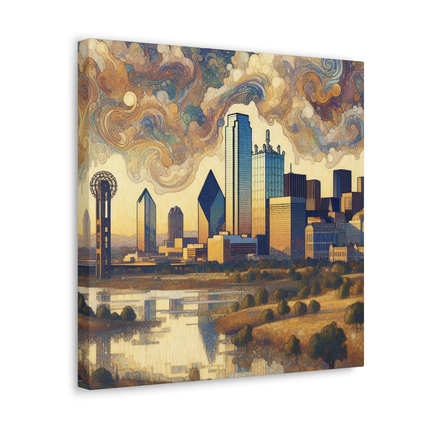 "Enchanting Dallas Serenade" - Canvas