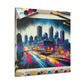 "Urban Echoes: Hoosier Horizons" - Canvas