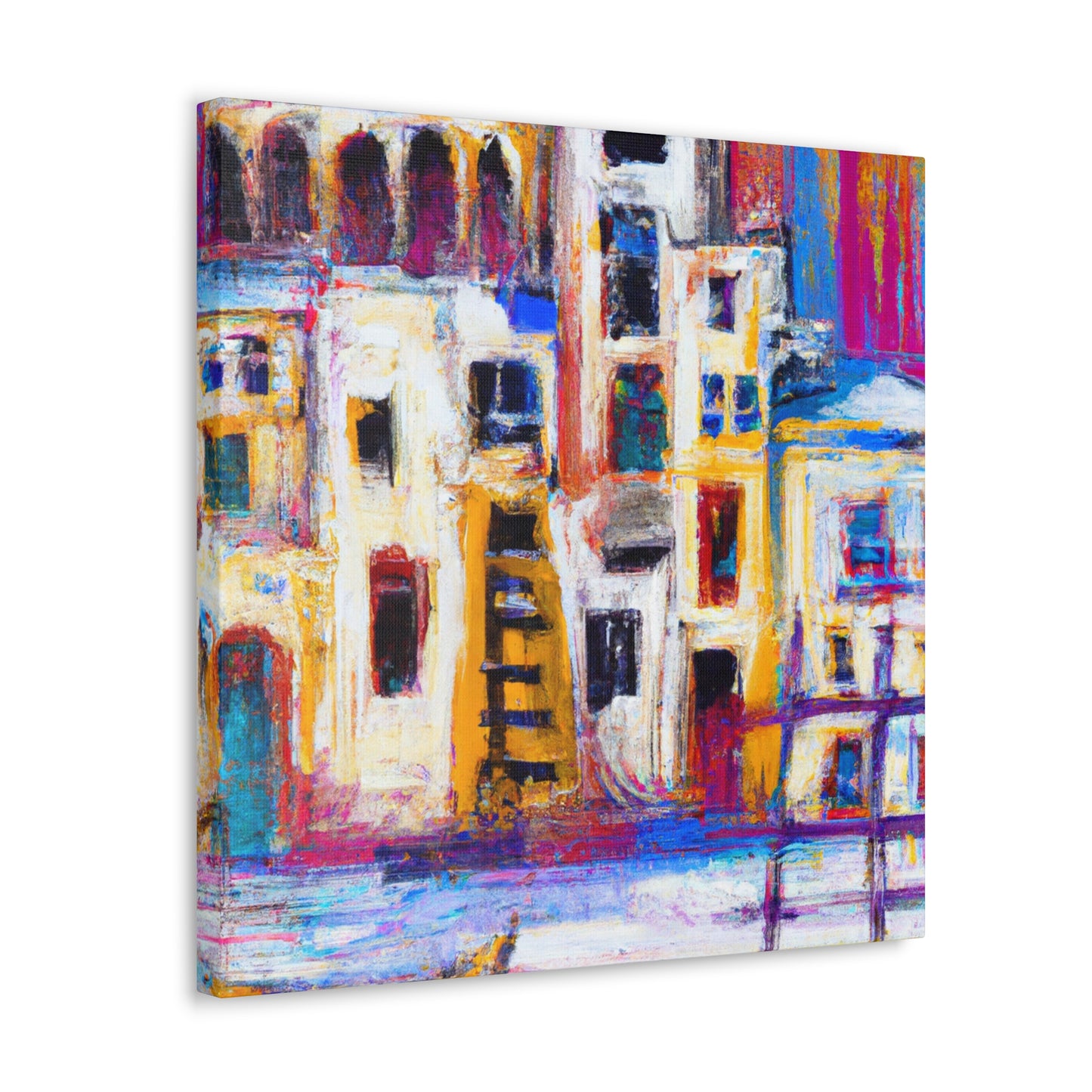 "Mediterranean Abstraction Views" - Canvas