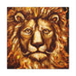 Lion's Baroque Regalia - Canvas