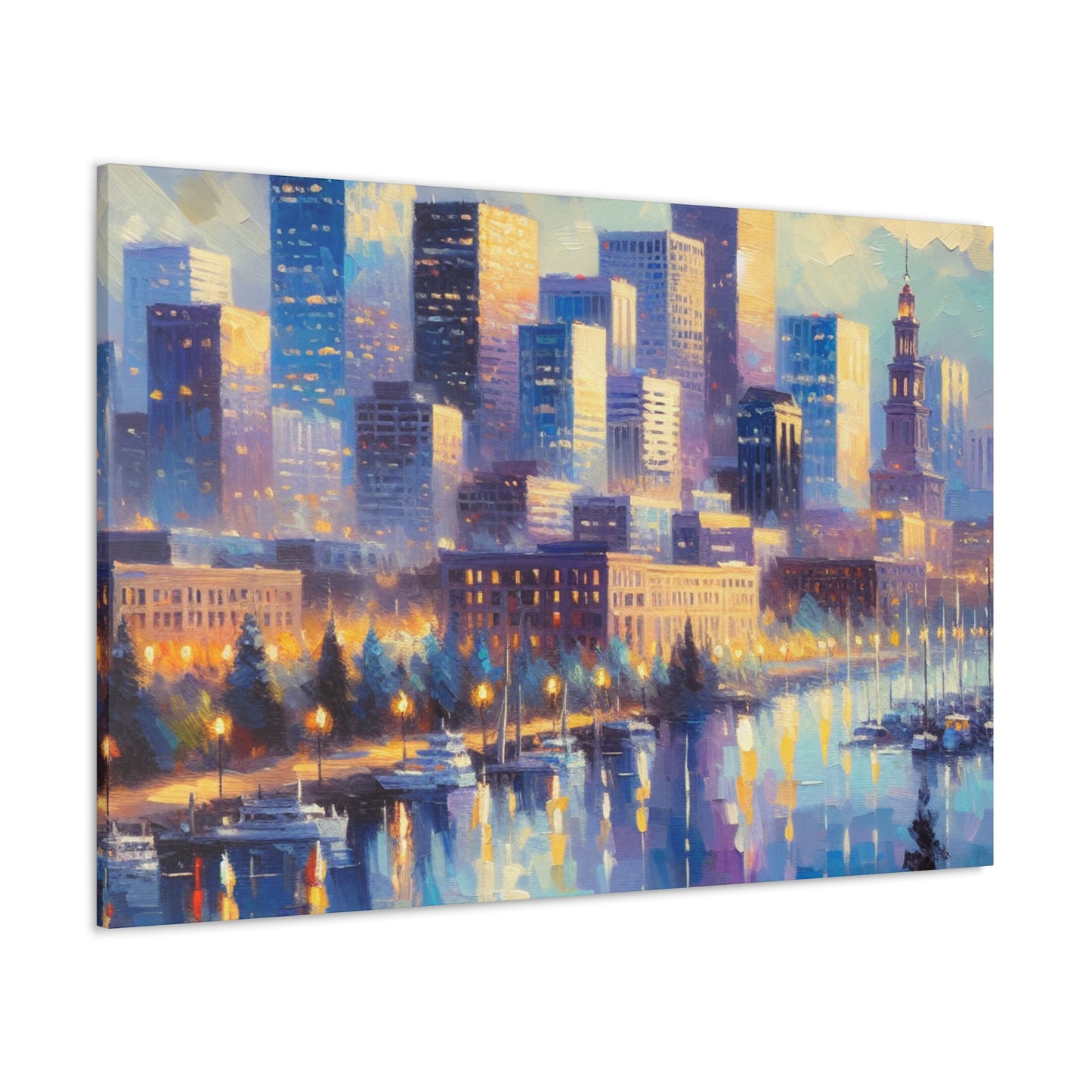 "Colorado's Vibrant Urban Colors" - Canvas