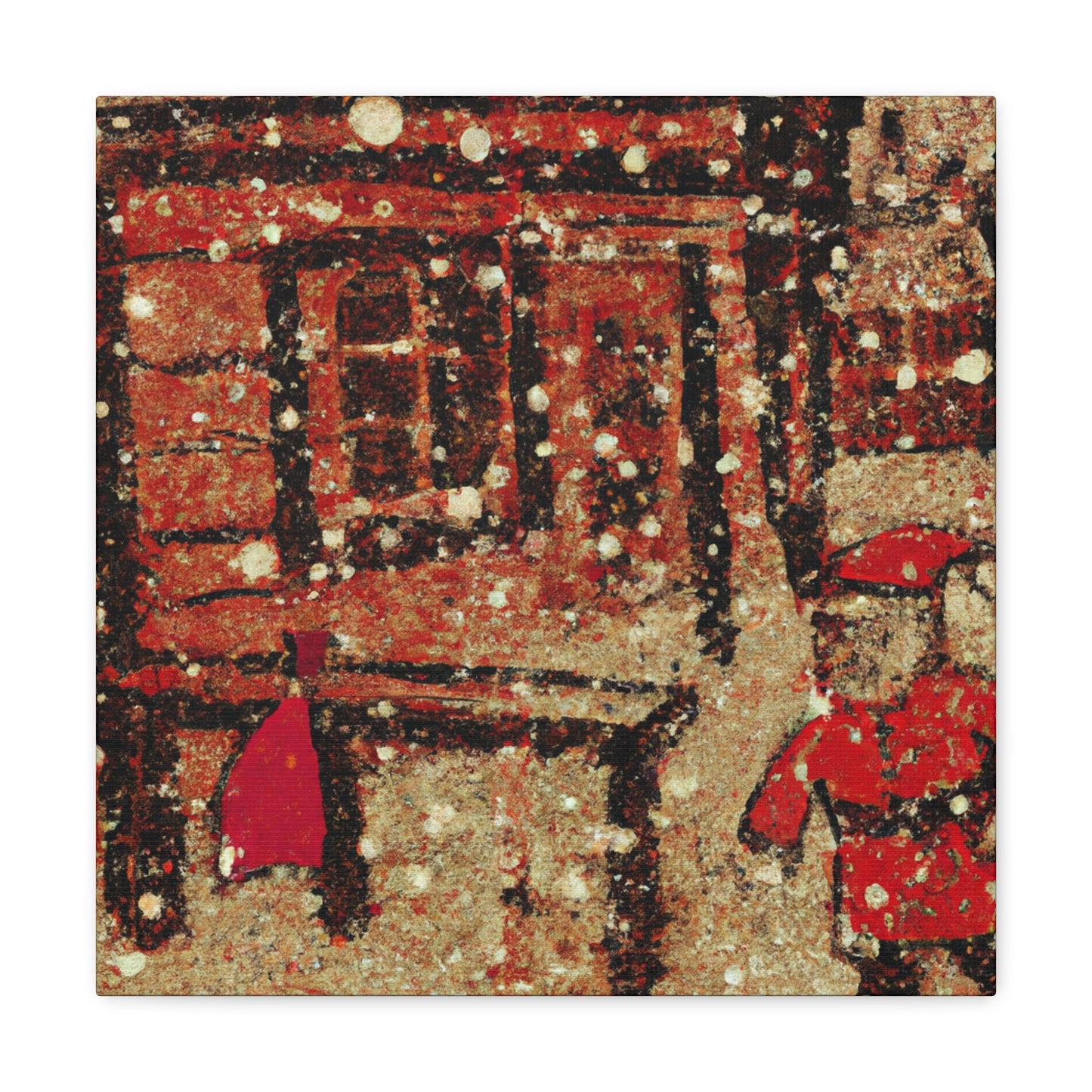 Santa's Workshop Points - Canvas