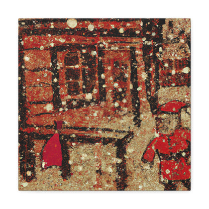 Santa's Workshop Points - Canvas