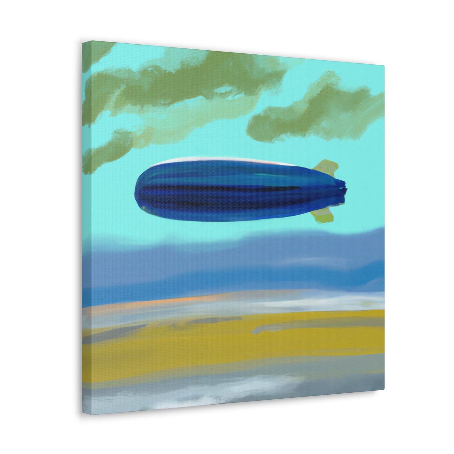 "Blimp in Abstraction" - Canvas