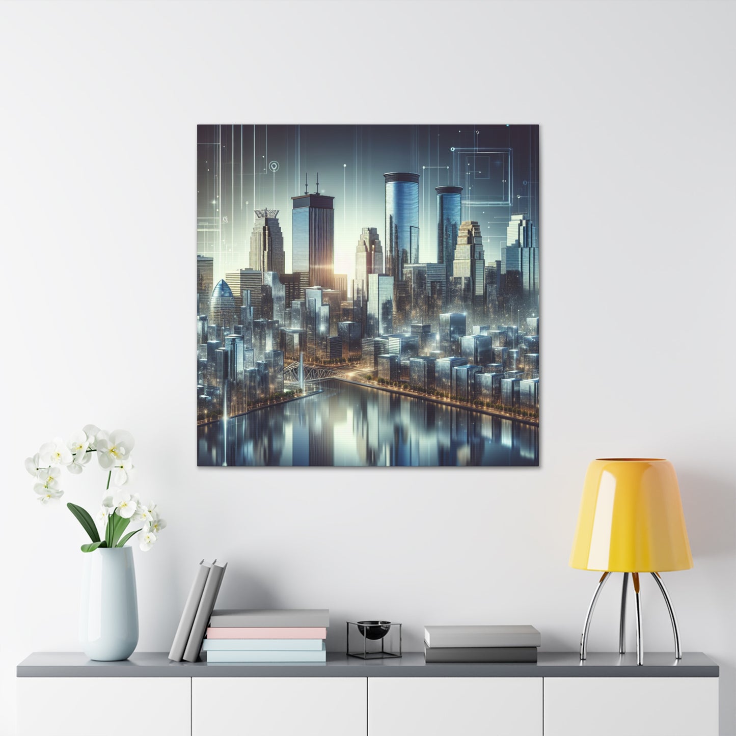 Urban Mirage Unveiled - Canvas