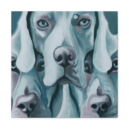 "Weimaraner Stare Majestic" - Canvas