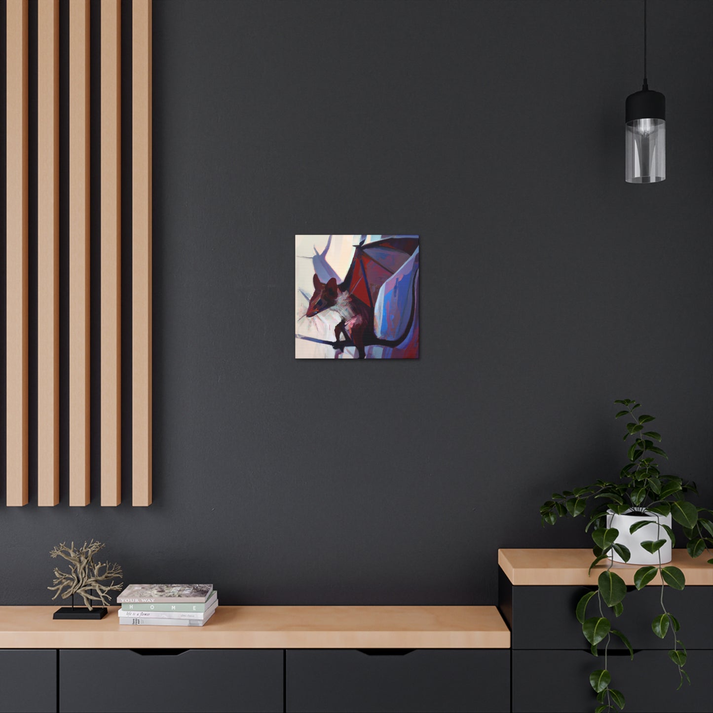 "Indian Flying Foxes Dance" - Canvas