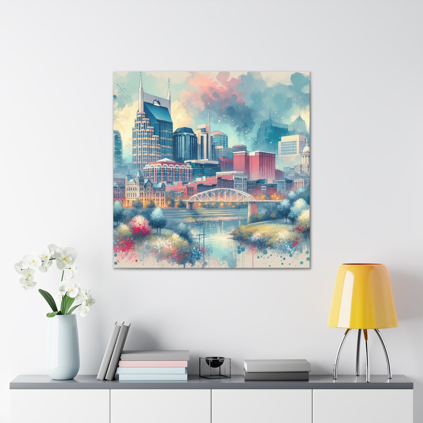 "Melodic City Symphony" - Canvas