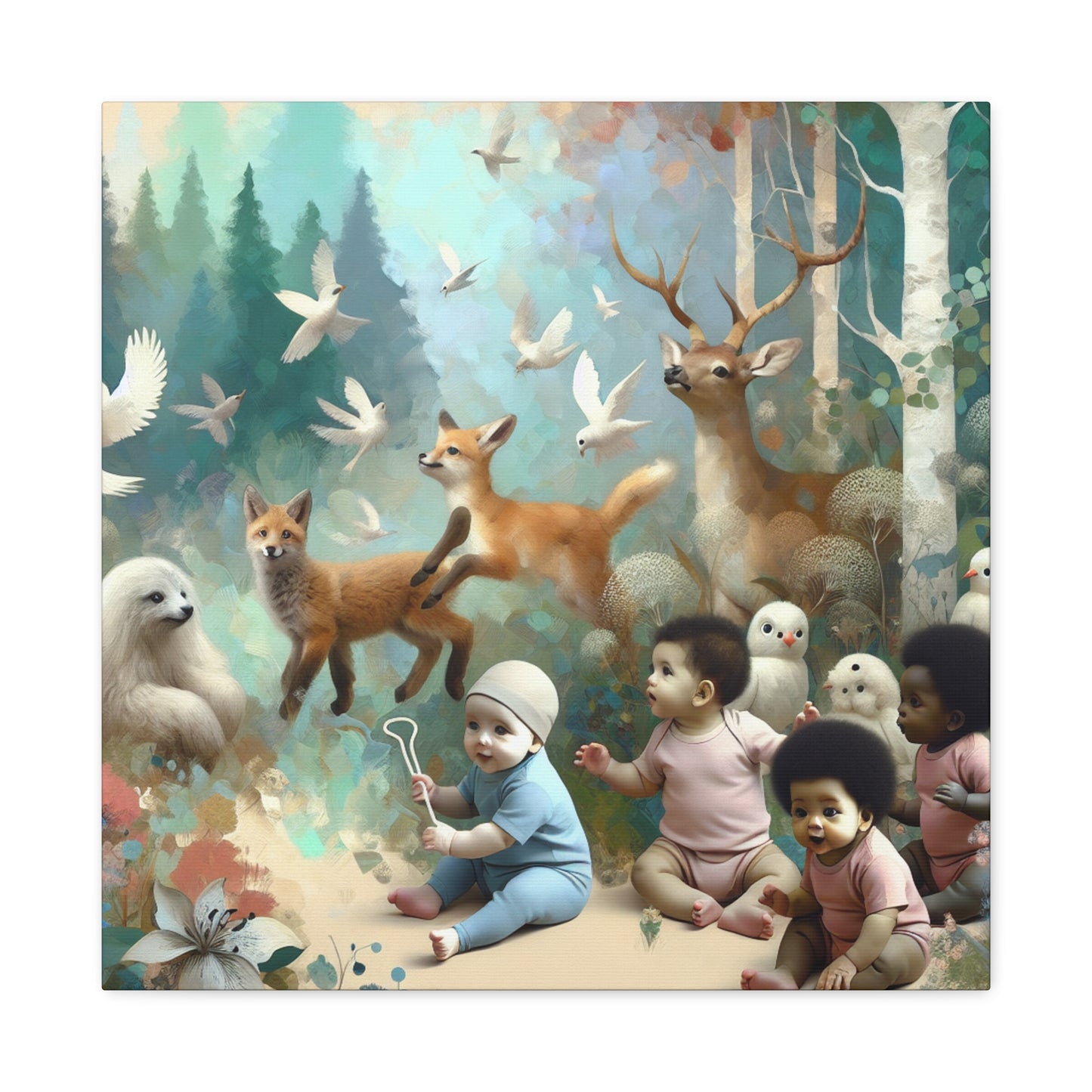 Whispering Woodland Whimsy - Canvas