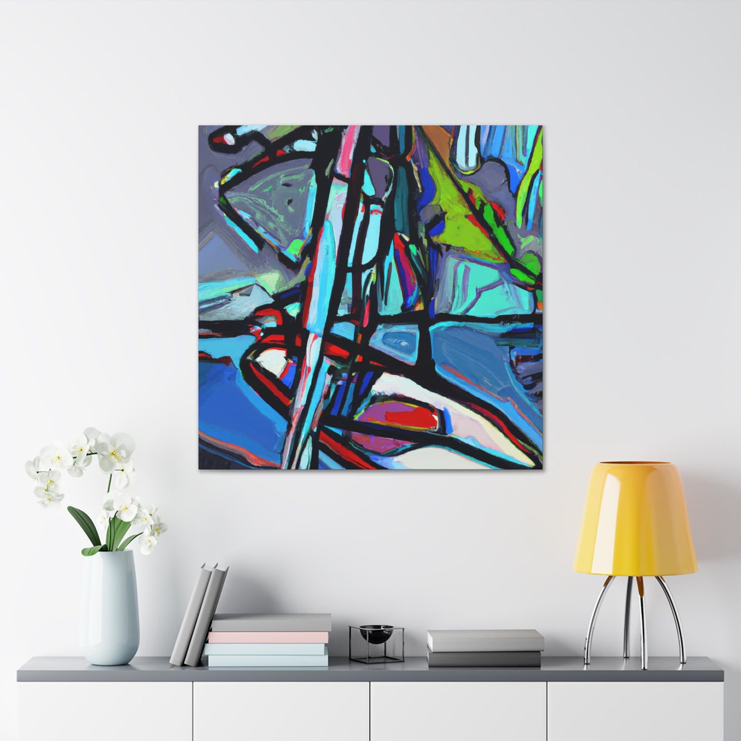 "Paddle Board Reflection" - Canvas