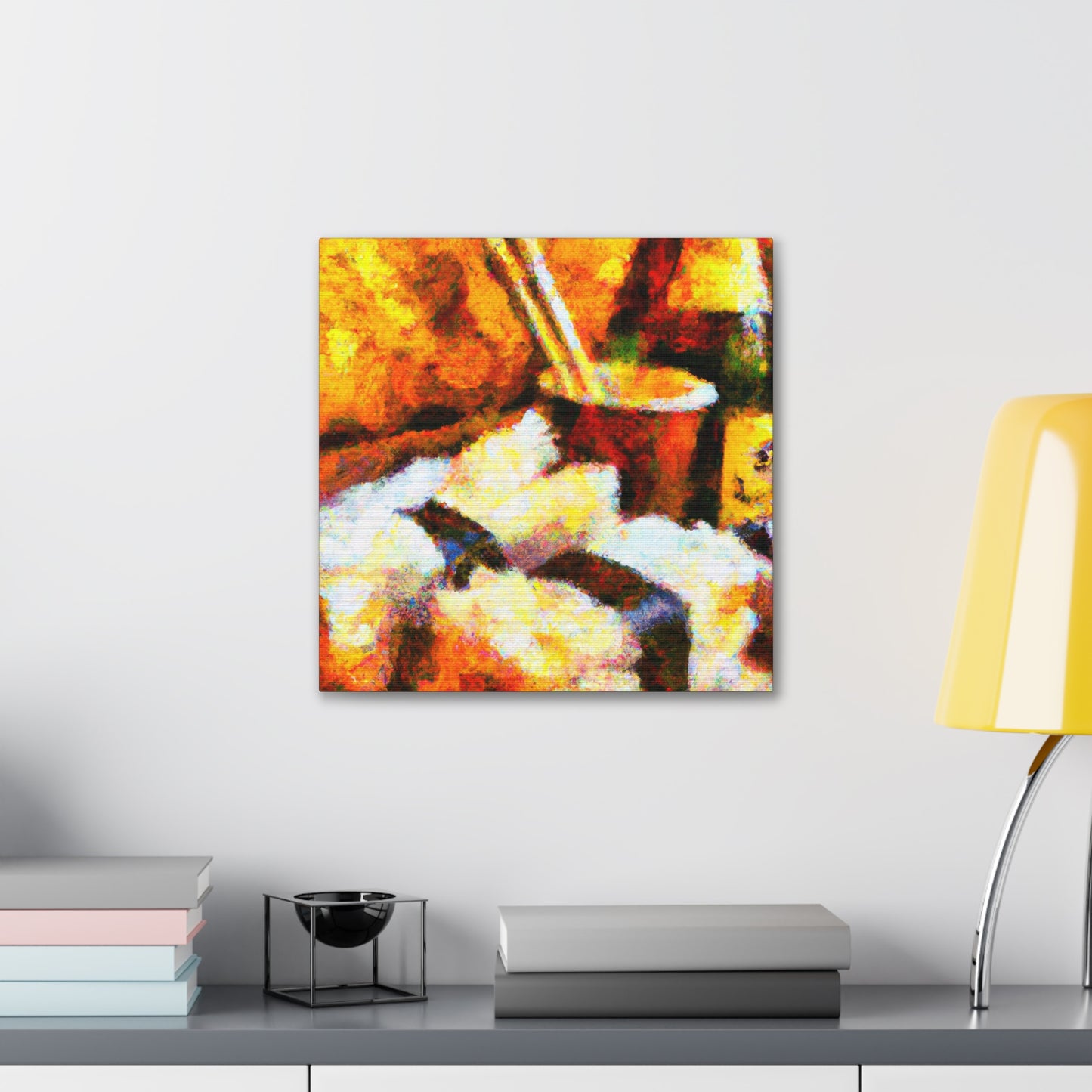 "Sushi in Expressionism" - Canvas