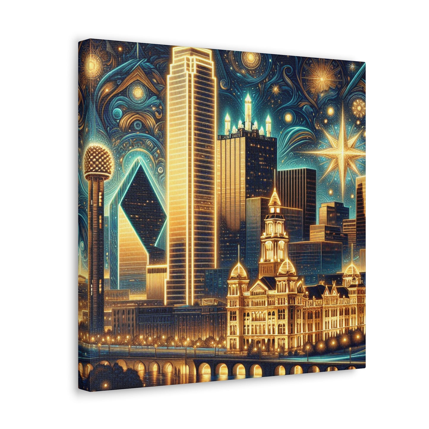 "Enchanting Dallas Horizons" - Canvas