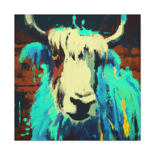 Yak and Graffiti Art - Canvas