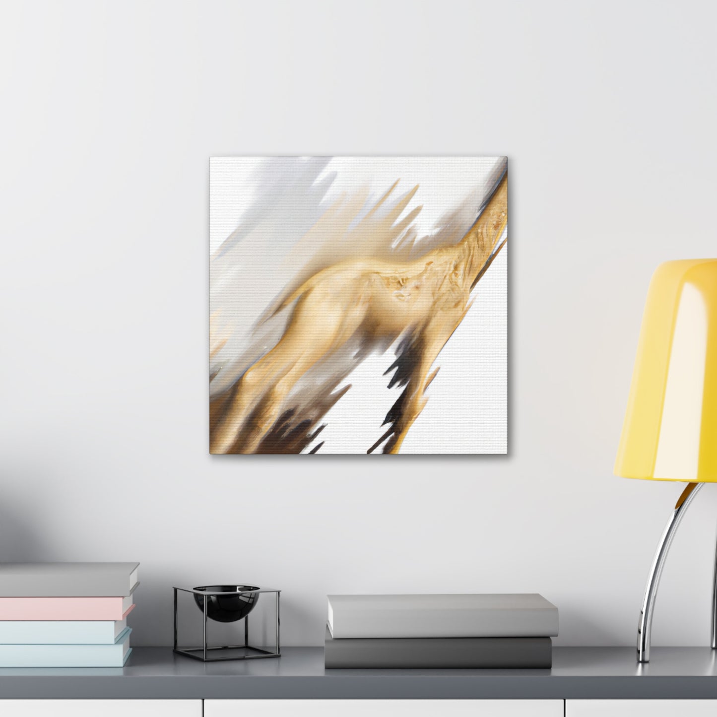 Gazelle in Moonlight Myth - Canvas